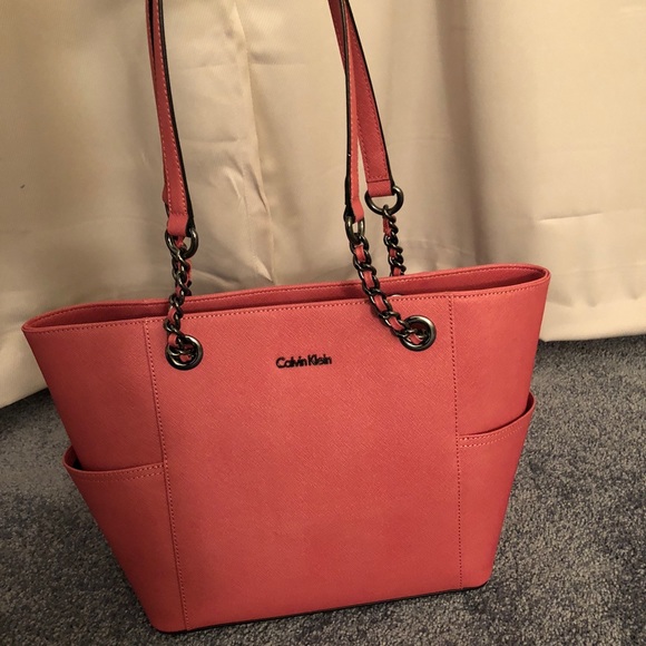calvin klein chain tote